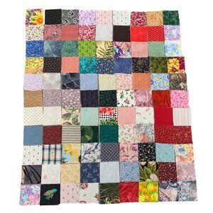 Multicolor 297 Precut 2" Cotton Fabric Squares Quilting & Crafting Sew